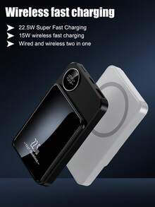 Powerbank Magsafe de 10,000mAh compatible con iPhone - Negro - Ver 3