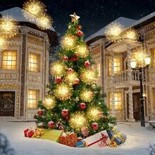 4/2 Pcs USB-Powered Fairy String Lights, Hanging Copper Wire Firework Lights, Christmas Garden Decor, 8 Lighting Modes, Sparkling Fairy Indoor Light Strings, Suitable For Gardens, Courtyards, Porches, Umbrellas, Tents, Weddings, Parties, Christmas Decorations, Party Accessories, Button Control - USB - View 8