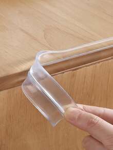 Guarnizione in silicone per porte e finestre, sigillante trasparente per il fondo della porta, striscia adesiva autoadesiva per isolamento acustico per porte in vetro e legno