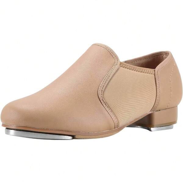 Linodes Unisex PU Leather Slip On Tap Shoe Dance Shoes For Women And Men's Dance Shoes