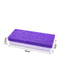 3pcs Purple Callus Remover, Polyurethane Foot Stone For Family Pedicure, Foot Pumice And Scrubber For Effective Volcanic Stone Foot Care, PU Material Scrubber For Removing Calluses And Rough Heels Safely And Easily, And Professional Exfoliating Stone Foot And Hand Body Care-Foot Hard Skin Rubbing Board