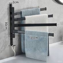 Foldable Bathroom Towel Rack, Drill-Free Installation, Suitable For Washstands, Toilets And Bathrooms, Simple And Practical - Multicolor - View 15