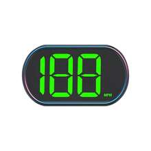 NUEVO Velocímetro GPS HUD Pantalla frontal digital del automóvil con luz de fondo verde Medidor de velocidad GPS KMH MPH para todos los accesorios de automóvil Accesorios de piezas de automóvil Enchufar y jugar Chipsets duales GPS+Beidou - Multicolor - Ver 11
