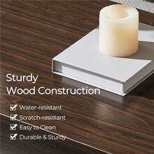 Butterslay 1PC Rustic Lift-Top Coffee Table, Center Table With Hidden Compartment & Open Shelf, Space-Saving Side Table For Living Room, Reception Room, Office - cà phê espresso - Xem 4