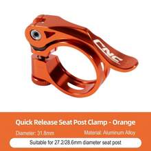 Stylish CNC Seatpost Clamp For MTB/Road Bike | Ultralight Aluminum Alloy 31.8mm/34.9mm, Anti-Slip Design Bike Accessories - Black - View 11