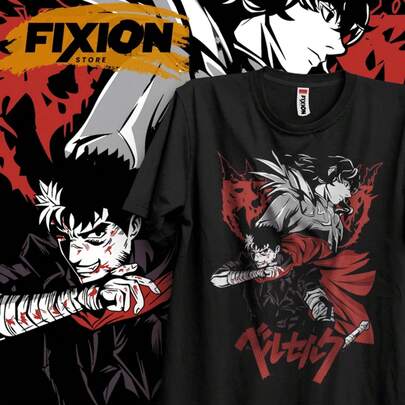 Camiseta de anime Guts y Kawaith, T, EB [N]