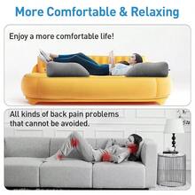 Leg Elevation Pillow, Inflatable Leg Rest Pillow For Elevating Leg, Elevating Leg Support Pillow For Bed, Leg Wedge Pillow For Reduces Back Pain & Improves Circulation - Default - View 6