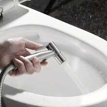 3Pcs Stainless Steel Bidet Sprayer High Pressure Handheld Adjustable For Personal Hygiene Pet Bathroom Shower Set