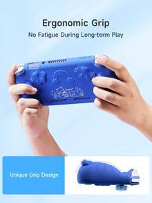 1个游戏机保护壳，防摔、防尘、防刮，增强握持感，符合人体工程学设计，适用于Lite机型，可爱的彩虹和爪印图案，包含2个摇杆帽 - 彩色 - 查看 7