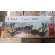 batería de cocina Tfal Xpert Chef 12 piezas, Fabricada con aluminio de alta durabilidad, asegura una distribución uniforme del calor, lo que resulta en cocciones precisas y eficientes - Morado Violeta - Ver 3