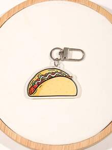 Cinnamon Roll Acrylic Keychain Accessories Bag Charm Cute Backpack Pendant Keyring Gifts For Friends