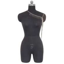 1 Piece Simple And Fashionable Alloy Multi-Layer Arrow Pendant Body Chain For Women - 銀色 - 查看 4