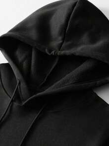 Disney Mickey Mouse, Donald Duck, And Goofy Humorous Design Men's Sweatshirt. Regular Fit, Machine Washable, Suitable For Casual Wear In Autumn And Winter. Cartoon Character Design, Comfortable Fabric, Detailed Description, Easy To Care For. Suitable As A Gift, Birthday Present, Or Other Gift. - 黑色 - 查看 6