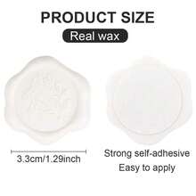 30 Stücke/Packung Baumzweig Kranz Muster Wachssiegel Aufkleber, für Hochzeitseinladungen, Partyeinladungen Dekoration, Geschenkverpackung, Scrapbooking Dekoration