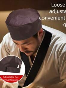 Chef Hat Cooking Hat Restaurant Kitchen Work Hat Chef Hat Male And Female Waiter Flat Top Hat