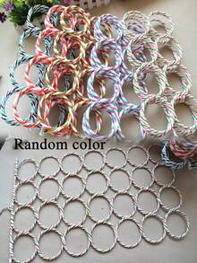 28环围巾挂架，适用于围巾和领带，多环领带展示架，灵感源自鹦鹉攀爬架的彩色编织腰带收纳架，围巾和丝巾收纳架，可折叠多功能悬挂式收纳架，适合家庭使用，节省空间的衣橱配件，卧室浴室衣柜整洁有序，便于携带的可折叠设计，完美的节日礼物，日常造型和衣橱收纳方案 - 彩色 - 查看 4