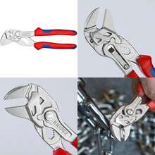 KNIPEX Tools - Llave de alicates, acabado negro, multicomponente (8602250)(Agarre cómodo de 6 pulgadas) - Tipo 1 - Ver 1