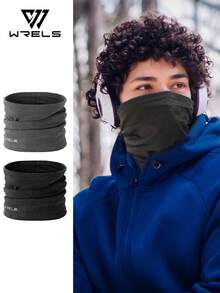 WRELS 1pc Cycling Mask/Neck Gaiter,Winter Warm Face Mask, Unisex Cycling Windproof Face Mask, Windproof Warm Neck Mask - Winter Warm Neck Mask Ski Mask & Scarf Mask - Motorcycle And Cycling Accessories, Warm And Windproof, High Elasticity,Warm Ski Mask Scarf,Protect Your Neck From The Cold Suitable For Skiing, Cycling And Other Outdoor Sport - Multicolor - View 2