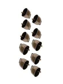 宠物铃铛 放牧铜牛铃铛，金属农场动物防走失铃铛 响亮青铜铃铛 小型黄铜呼唤铃铛 适用于放牧牛、马、羊 - 彩色 - 查看 9