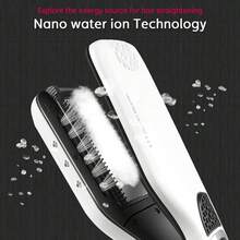UKLISS Holiday Gift Box Edition 2-In-1 Steam Straightener/Curler – Anti-Scald, Negative Ion, Fast Heating, Salon-Grade Hair Styling Tool – Portable, Suitable For Home And Salon Use - EU C Type Plug(220-240V) - View 14