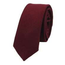 Vintage britischer Stil einfarbige Wollkrawatte, lässig-geschäftliche Schwarz- & Kaffeefarben-Krawatte, lässiges Anzug-Accessoire, Herbst/Winter