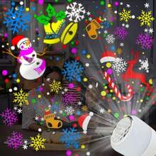 Lampada Projetor Natal Refletor Desenhos Natalinos Led E27 Bivolt