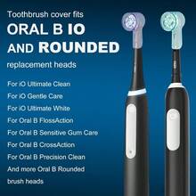 6 Pack Dustproof Toothbrush Heads Cover Case Compatible With OB IO Series Pro 1000 1500 5000 7500 Electric Toothbrushes, Protective Travel Cap For Brush Heads, Keeps Bristles Clean, Hygienic Storage, Durable Travel-Friendly Design, Fits Most Head Sizes, Prevents Debris, Ideal For Home, Dorm, And Office On-The-Go, Great For Daily Use And Shared Routines, Convenient For Family Care And Personal Oral Hygiene Maintenance, Enhances Travel Convenience And Organization, Premium, Practical, And User-Friendly Accessory Choice For Clean, Fresh Experiences - Multicolor - View 6