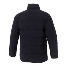 Adidas 男士羽绒服 HELIONIC MID J，常规版型，主要材质：80% 聚酯纤维羽绒，户外保暖羽绒服，黑色，KH3994 - 黑色 - 查看 3