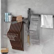 Foldable Bathroom Towel Rack, Drill-Free Installation, Suitable For Washstands, Toilets And Bathrooms, Simple And Practical - Multicolor - View 8
