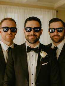 Personalized Heart-Shaped Pearl Fashion Glasses, Two Custom Pairs Of Black And White Pearl Heart-Shaped Fashion Glasses, Personalized Bridal And Groom Fashion Glasses, Bridesmaid And Groomsmen Fashion Glasses, Wedding Decoration Glasses, Novelty Women'S Heart-Shaped Fashion Glasses For Parties, Vintage Heart-Shaped Fashion Glasses - Multicolor - View 3