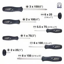 Vessel 550A8PTU ARMOR Screwdriver 8PC. Set - mặc định - Xem 3