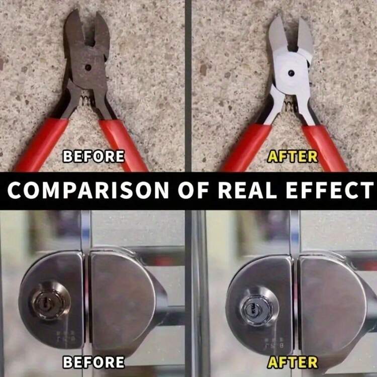 Productos de mantenimiento multiusos para automóviles: Spray antioxidante, eliminador de oxidación de cromo, pasta quitamanchas y reparadora, pintura de cromo para superficies metálicas - 100 ml - Añade 5