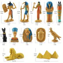 Hand-Painted Ancient Egypt Mini Figurines - Astronautics & Space Exploration Toy Statues Science Simulated Models Educational Playset - Realistic World Iconic Landmarks Architecture Buildings Kit - Human Body Model 3D Body Parts Anatomy Learning Toys For Kids, Perfect Cupcake Toppers Ornaments Party Favors Es Safari Solid Toy Figures Birthday Christmas Ideal Gifts For Boys & Girls - Multicolor - View 14
