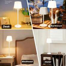 AMILL 2PCS/SET Modern USB Desk Lamp With Touch Control - Adjustable Height (Extendable Pole), 3 Color Modes (Warm/White/Natural), Dimmable Brightness  USB-Powered Sleek Lamp For Home Office Bedroom Living Room  Perfect For Reading, Working, Bedside Use & Decoration, High-Quality Finish, Portable Light For Book Lovers - 多色 - 查看 6