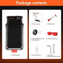 BLACK LORD Treadmill, Electric Exercise Machine, 2.2 HP, 3.2 HP, Fitness Equipment, Walking Jogging Trainer For Home Gym, Office, Commercial Series - EU C Type Plug(220-240V) - View 11