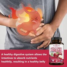 Suplemento de vinagre de sidra de manzana, potencia natural, 1000 mg, 120 cápsulas - 1 botella - Ver 6
