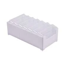 Multi-Purpose Mini Cable Management Box, Plastic Cable Organizer Box With Multiple Compartments To Store Data Cables, Chargers And Adapters - Multicolor - View 11