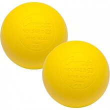 Champion Sports - Pelotas Oficiales de Lacrosse - Varios Colores en Paquetes de 1, 2, 3, 6 y 12 - Amarillo - Ver 6