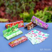 5 Packs 78mm Rolling Paper Cigarette Rolling Paper, 50 Sheets/Pack, Stable Combustion, Fresh&Fun, Roll Up And Taste The Magic! Smoking Accessories, For Smokers - 5包(250張) - 查看 11