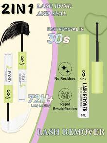 132 Peças Kit de Cachos de Cílios C Wispy Natural 8-18mm, Kit de Extensão de Cílios Agrupados, Cílios Individuais DIY Falsos Kit de Extensão de Cílios com Adesivo e Selante de Cílios, Pinça Removedora de Cílios, Faixa de Cílios Fina e Invisível - Preto - Visão 9