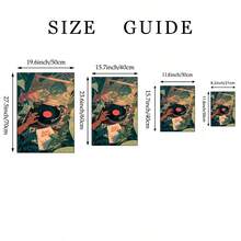 1件时尚音乐主题墙画，非裔美国人印花帆布画，情歌海报，黑胶唱片装饰，适合客厅、卧室、公寓、宿舍装饰，送给音乐爱好者的礼物，可选带框或不带框。 - 彩色 - 查看 5