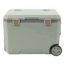 Wheelded Cooler Insulated Portable Cooler Ice Retention Cooler With Handle - Green - View 8