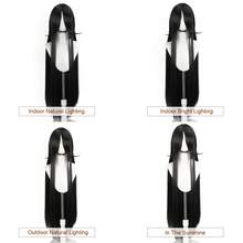 YEWELL 40-Inch Wig, Available In Gold, Red, Pink, Black, White, Gray, Ginger, Extra Long Straight With Bangs, Suitable For Women, Made Of Heat-Resistant Synthetic Fiber, Ombre Wig, Cosplay Wig, Colorful Wig For Party, Halloween, Christmas, Alipearl Wig, Affordable Wig