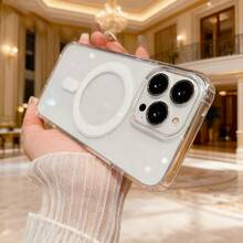 1 件 Hadaasi 官方正品磁性透明亚克力 + TPU 混合磁性兼容 MagSafe 无线充电、防黄、减震、超薄、紧密贴合 2.0 加厚气垫防摔时尚手机壳兼容 Apple 17Pro/17ProMax/Air/17/16Pro/16ProMax/16Plus/16/16E/SE4/15Pro/15ProMax/15Plus/15/14Pro/14ProMax/14Plus/14/13Pro/13ProMax/13/12Pro/12ProMax/12/11ProMax/11/11Pro - 無色 - 查看 2