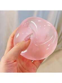 Non-Rebounding Moldable Blue Coconut Oil Handmade Stress Relief Ball Toy - Multicolor - View 4