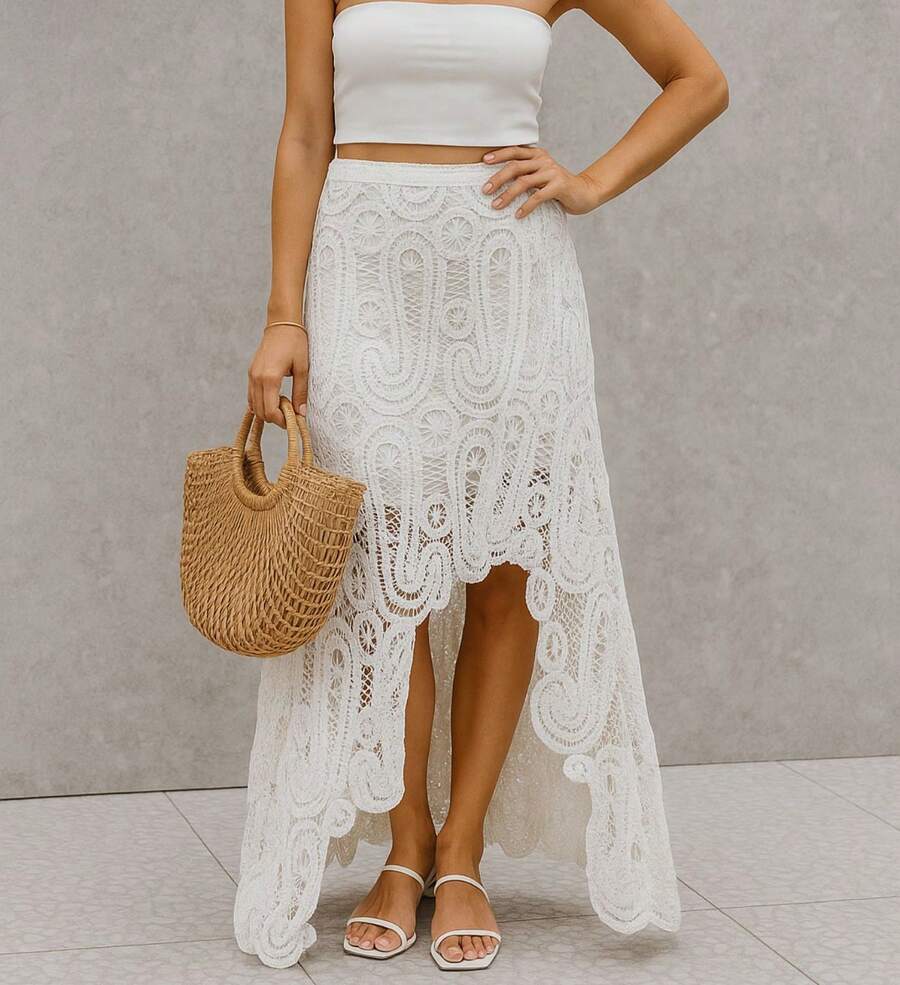 Saia Crochê