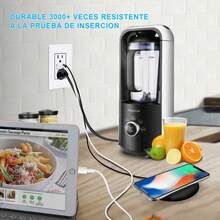 5pzs Placas Contacto Dúplex Doble Toma Corriente Con 2 Usb Blanco - Blanco - Ver 5