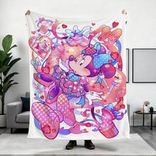 Disney Minnie Mouse Blanket, 1pc Soft Knit Nap Blanket, Cozy Sofa Blanket For Living Room, Multi-Use Home Essential, Skin-Friendly Fabric, Perfect Present For Disney Fans - Nhiều màu - Xem 8