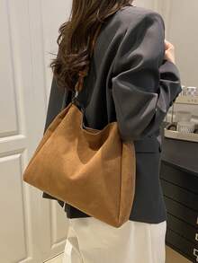 Túi xách cao cấp sang trọng bằng da PU, thiết kế thời trang mới. - Màu Khaki - Xem 10