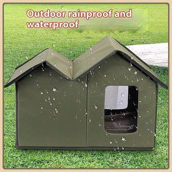 Waterproof Stray Villa, Cat Bed, Dog House, Outdoor Warm Pet Nest, Removable And Easy To Store, Suitable For All Seasons